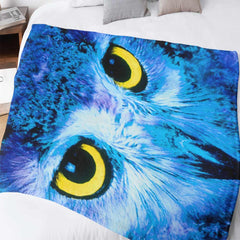 Owl Eye Graphic Print Blanket, a perfect blend of comfort and style.