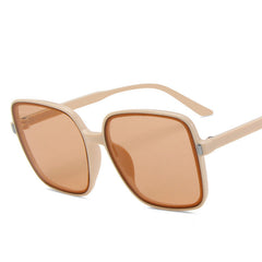 Oversized Square Sunglasses Fashion Rice Nail Sunglasses