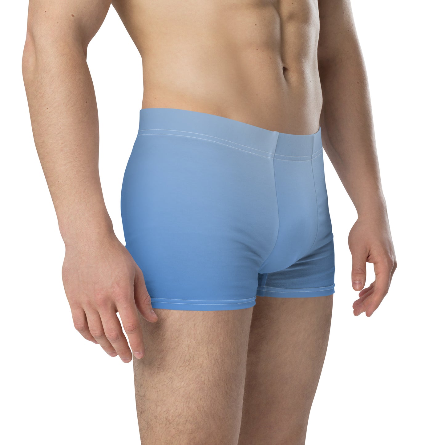 Solid blue boxer briefs for men’s