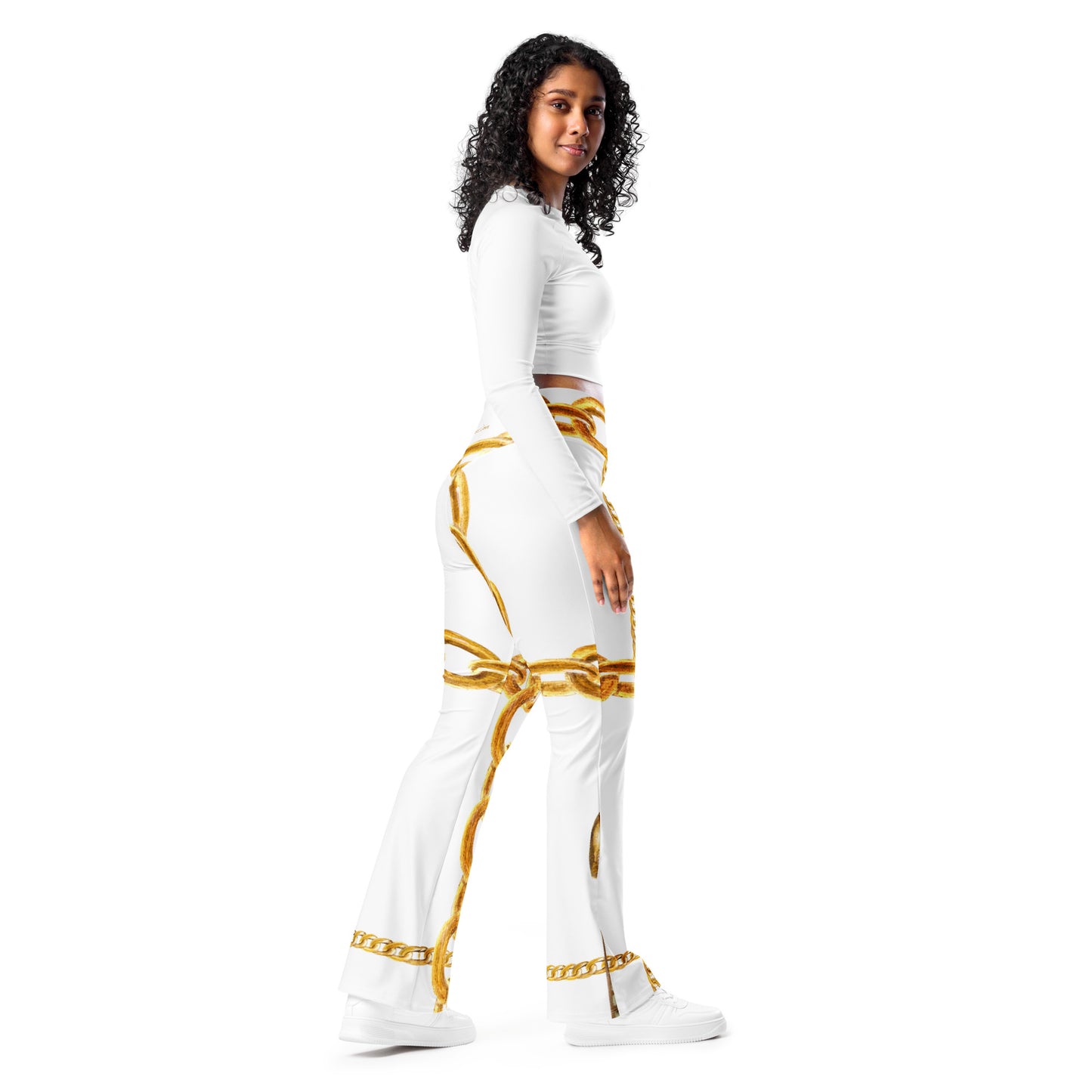 Trendy Fashion Flare Leggings, lioness-love