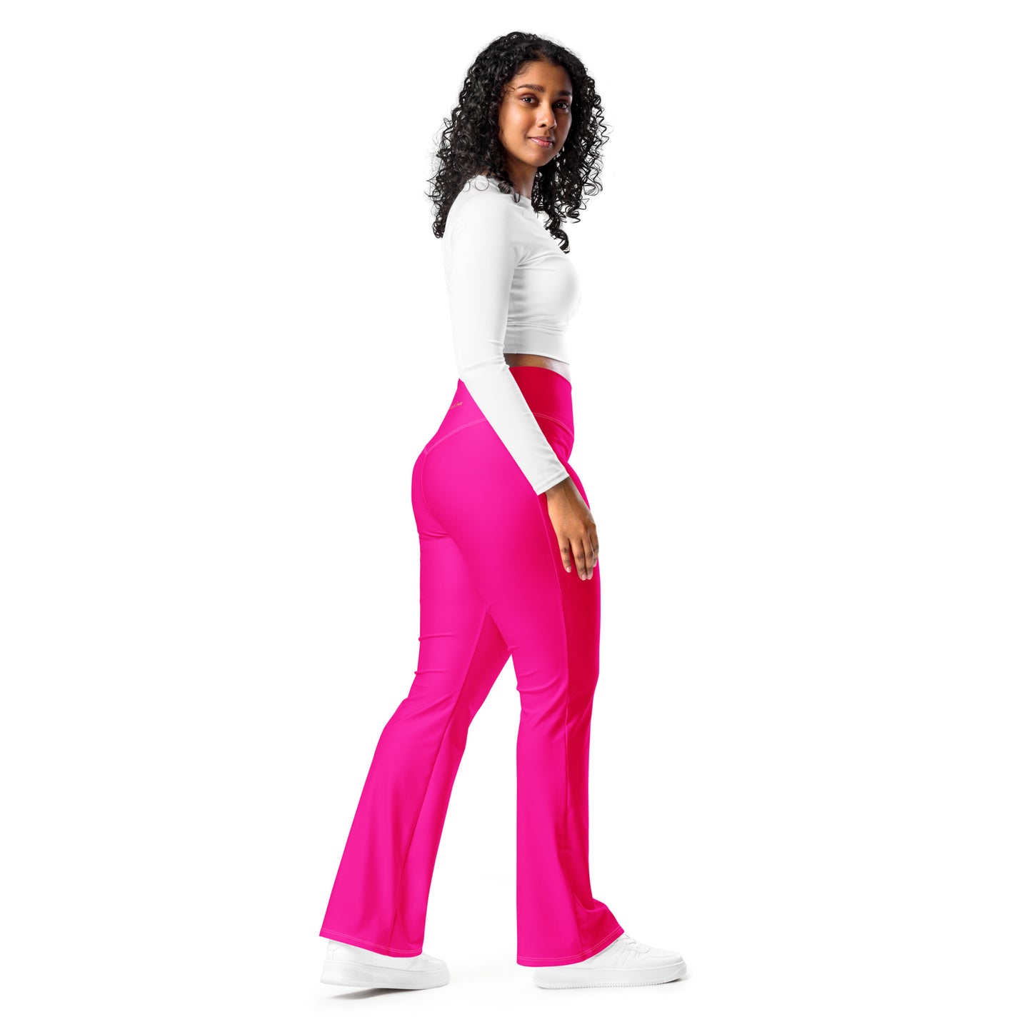 Trendy Fuchsia Flare leggings, lioness-love