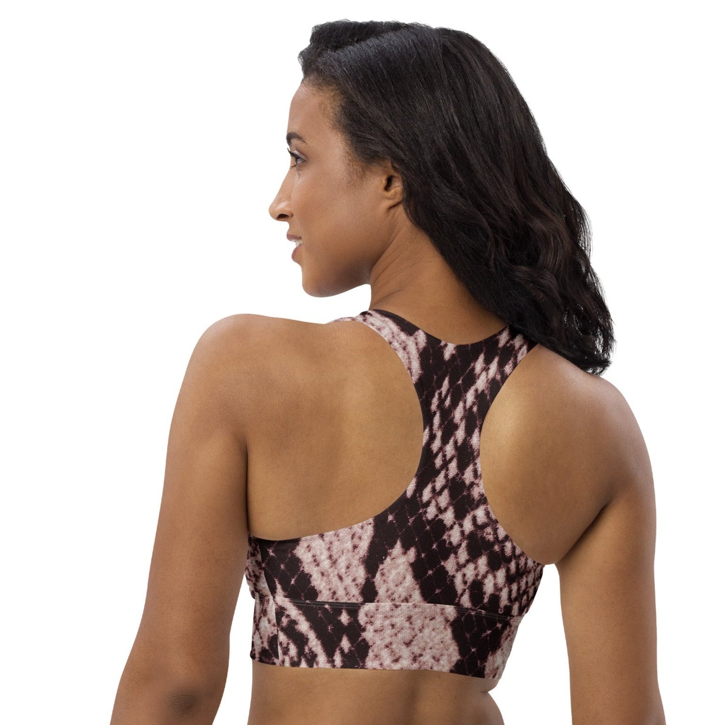 Women's Snake Print Sports Bra