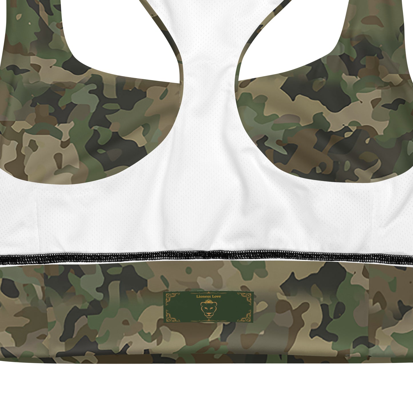 Mabel Longline Sports Bra, lioness-love