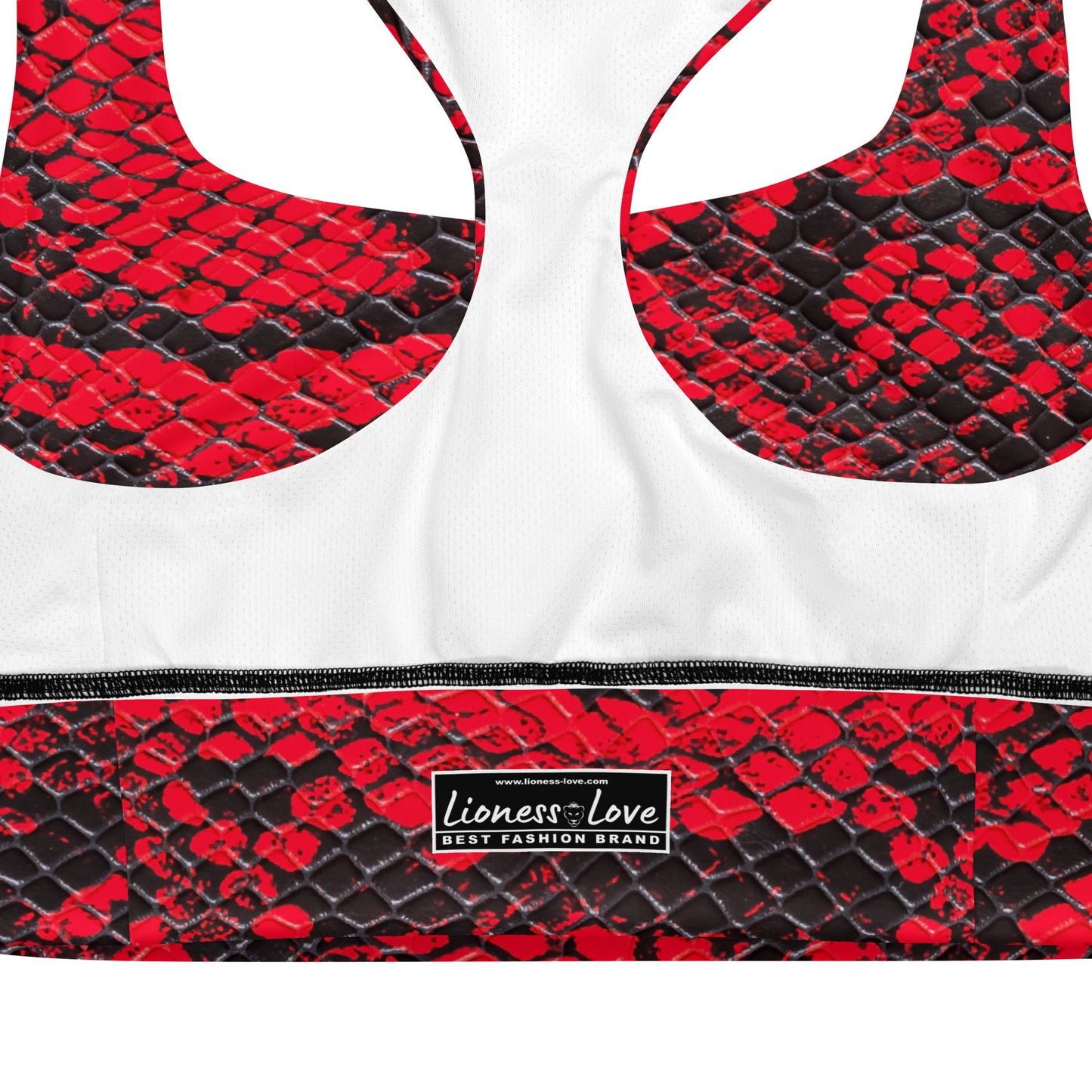 Women's Sexy Snake Print Sports Bra