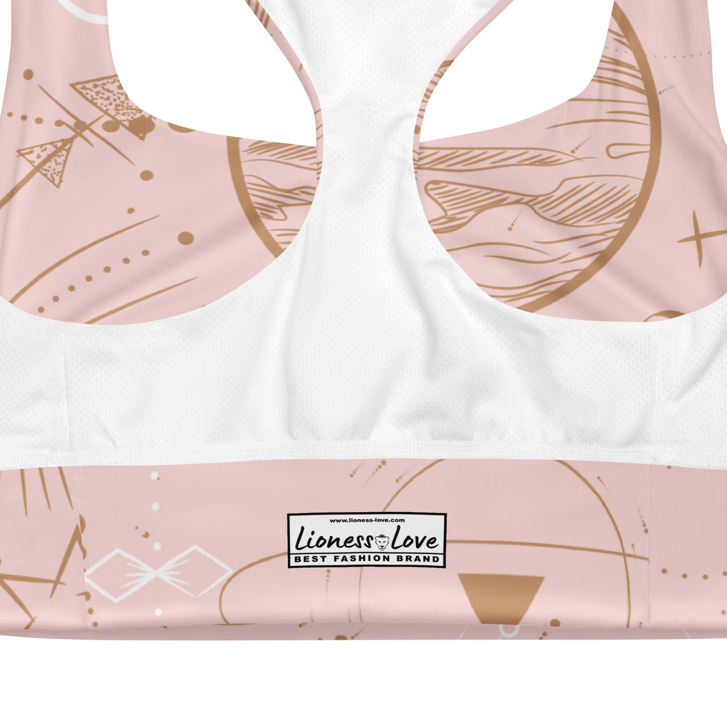 Celestial Style Longline Sports Bra