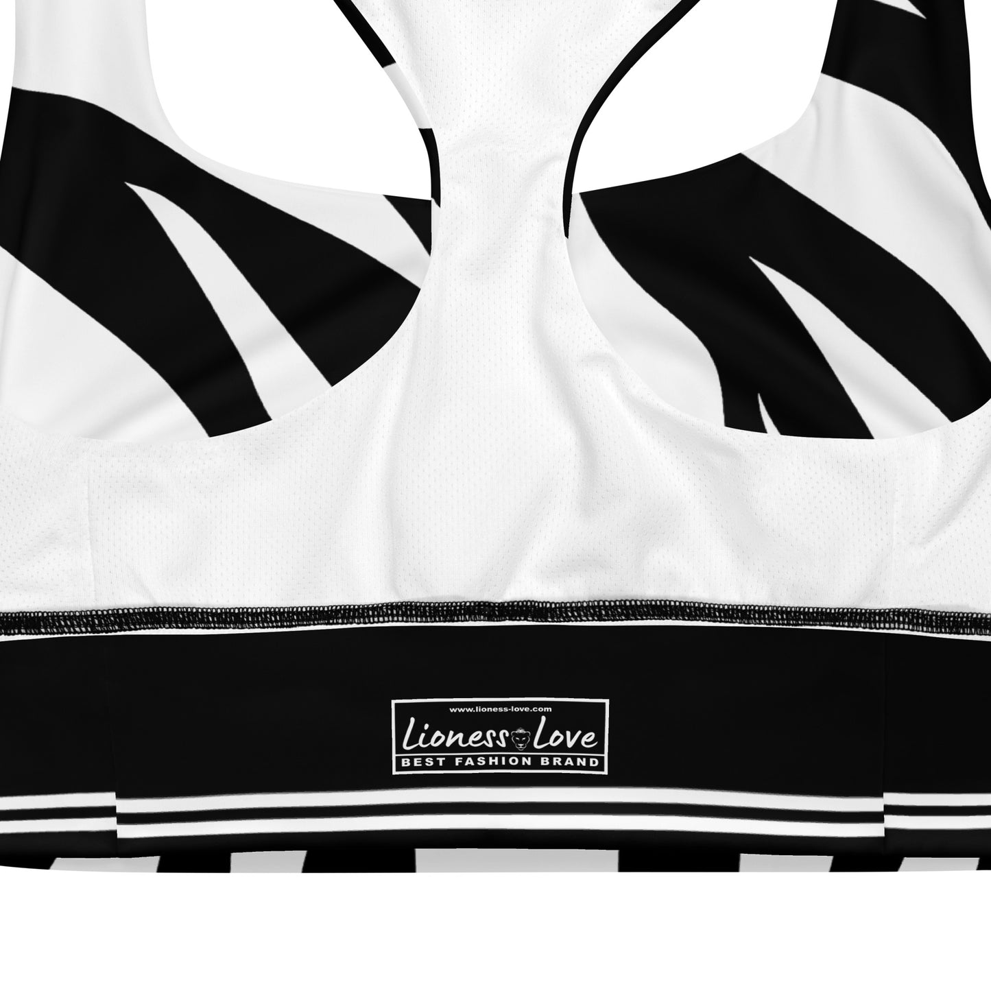 Zebra Print Yoga Apparel Sports Bra