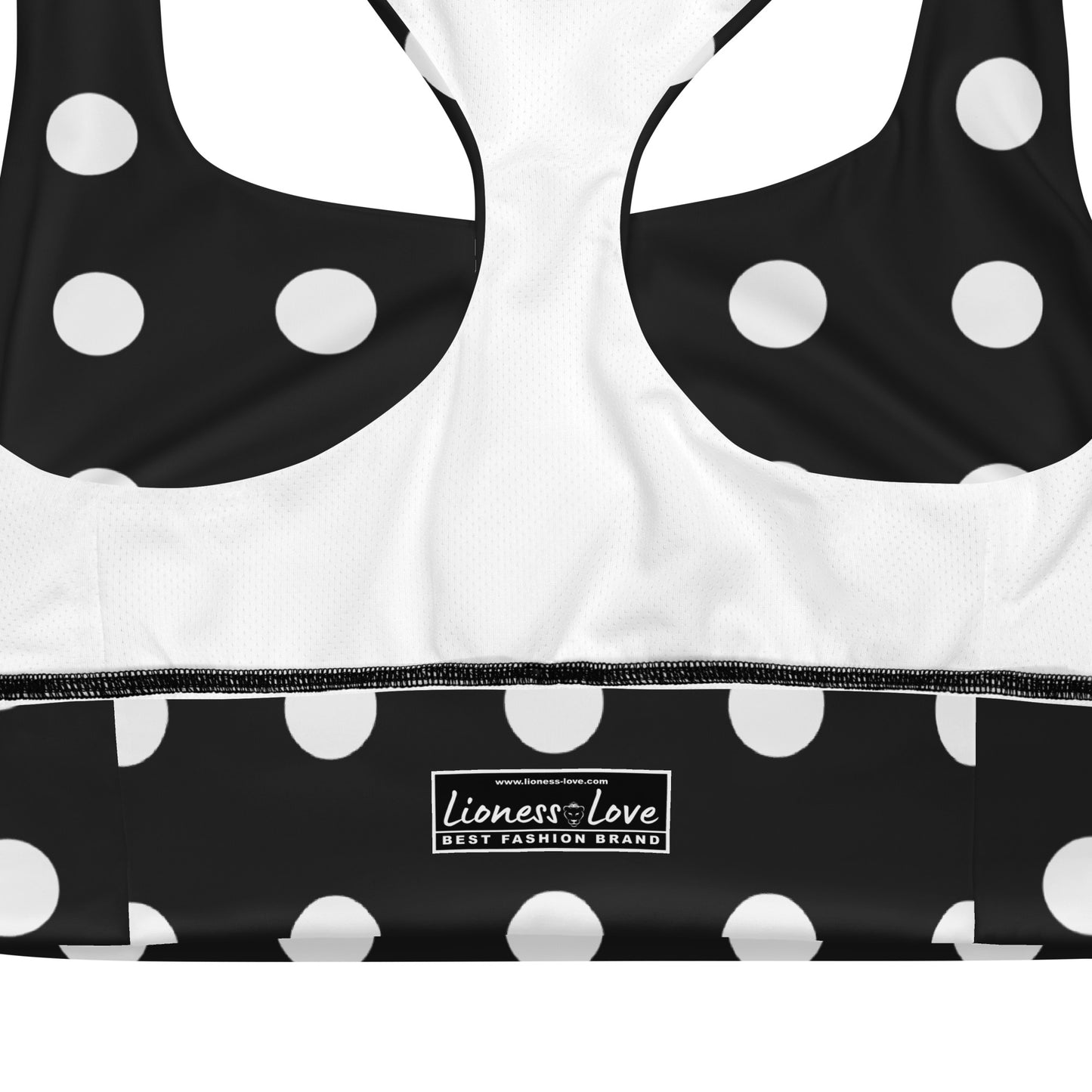 Audrey Dot Longline Sports Bra, lioness-love