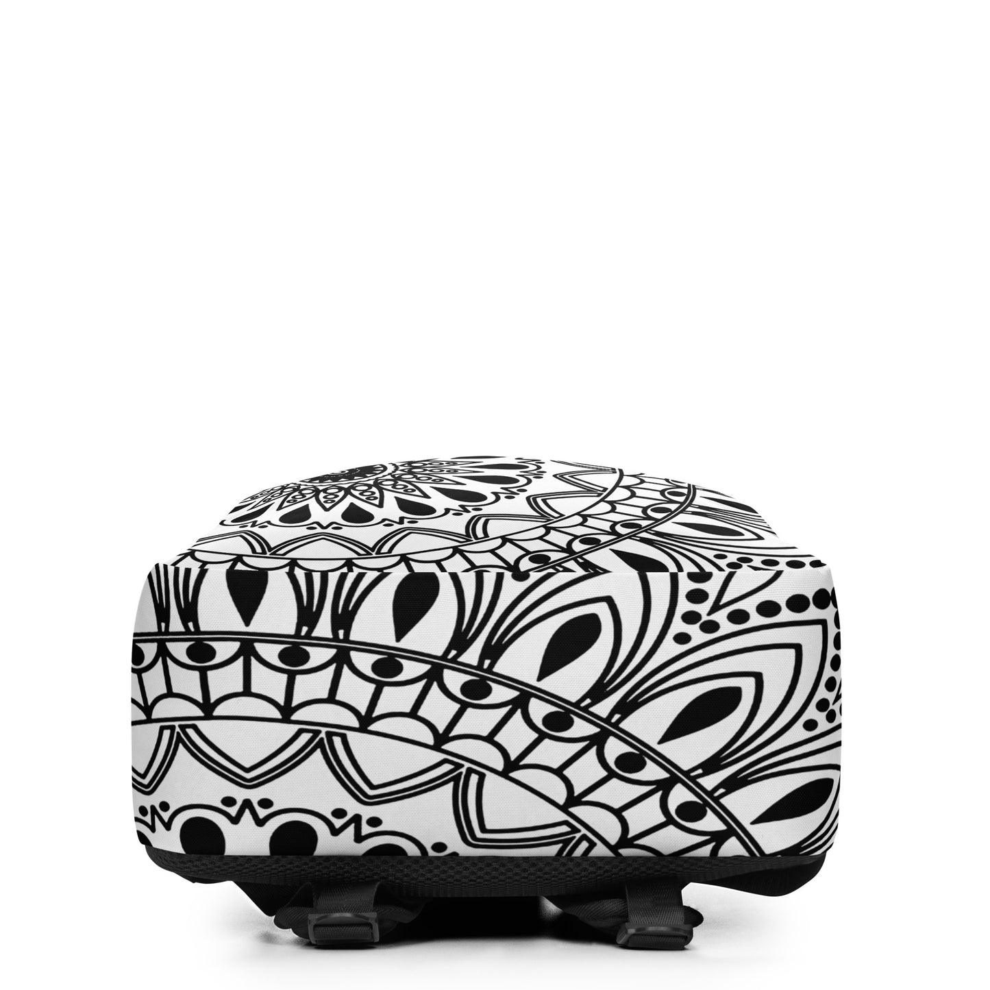 Minimalist Backpack Geometric Flowers