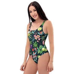 Wildflower print swimsuit for women