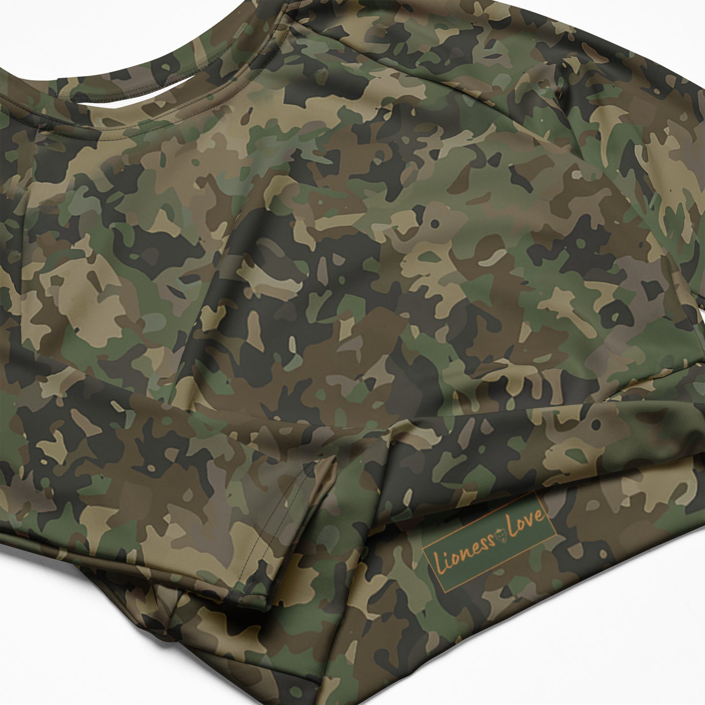 Mabel Long-Sleeve Crop Top, lioness-love