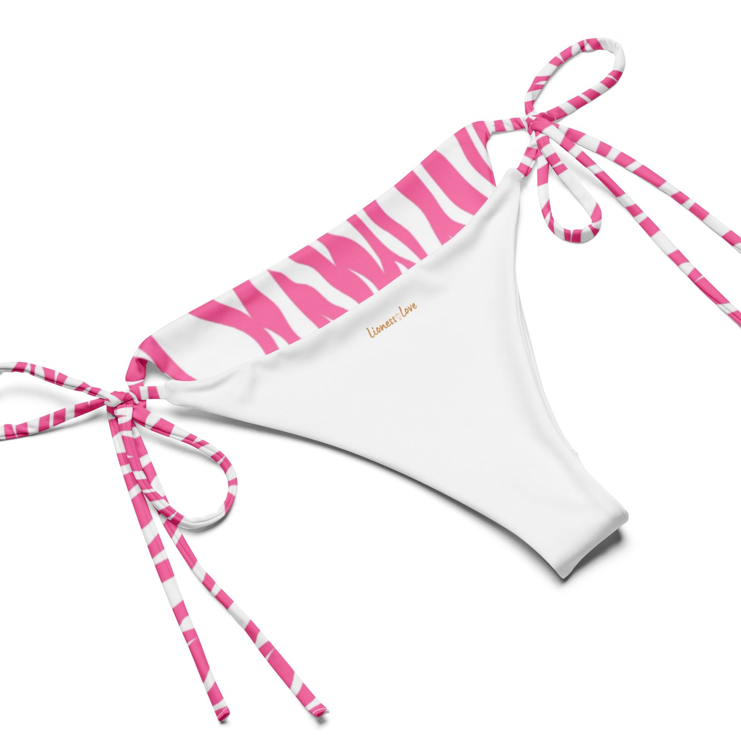 Elle Pink Zebra String Bikini, lioness-love