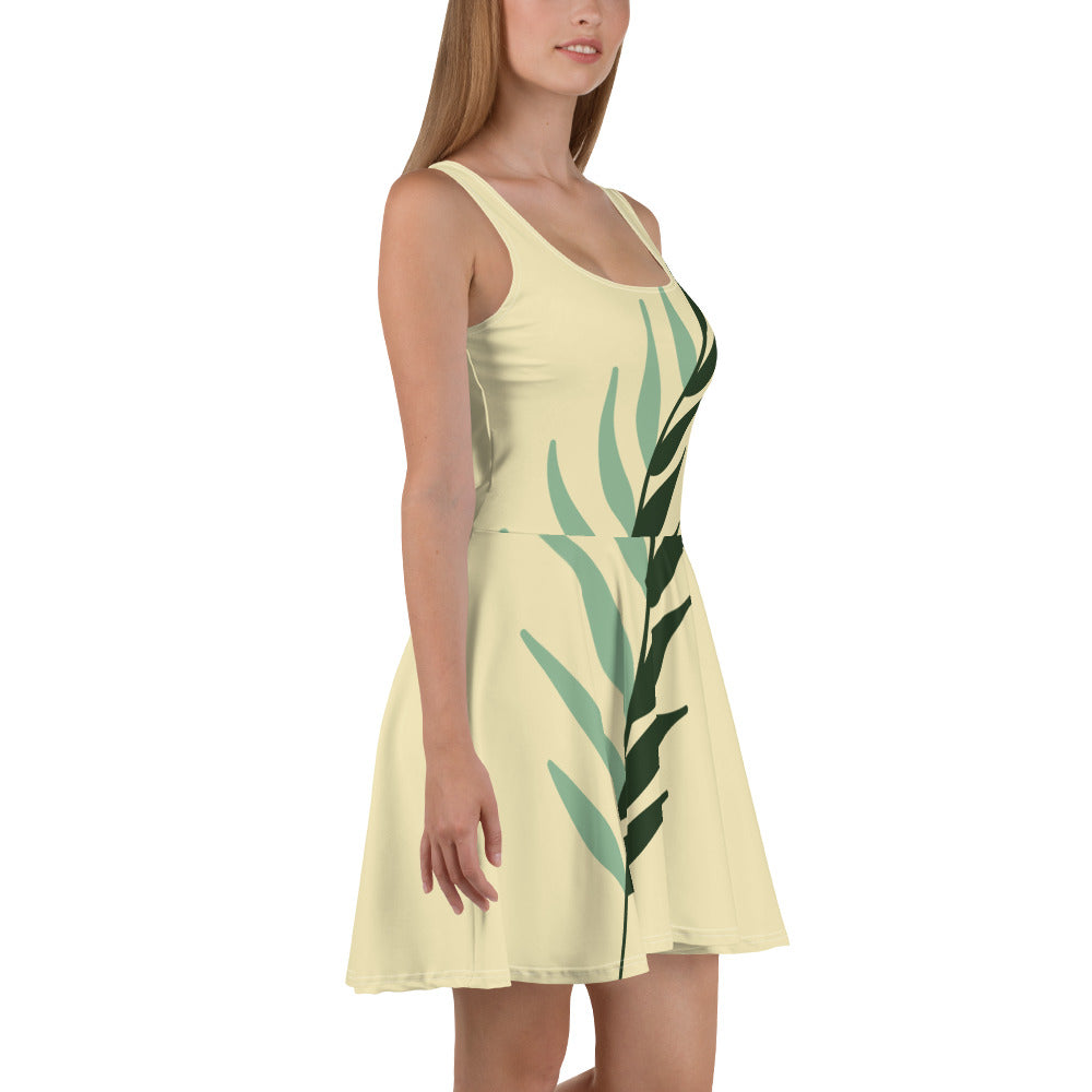 Women’s Vibrant Summer Skater Dress, lioness-love