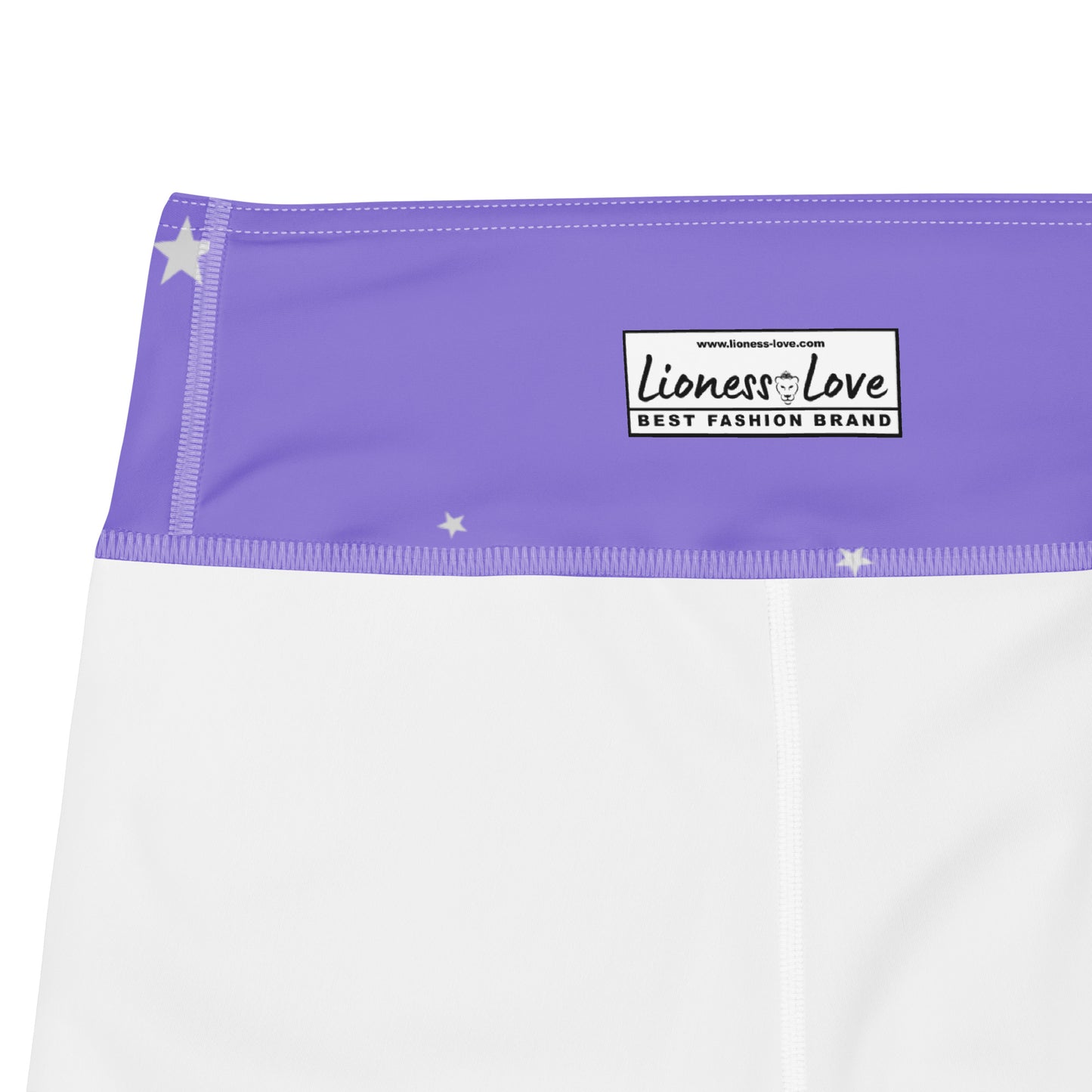 Lila Yoga Capri Leggings, lioness-love