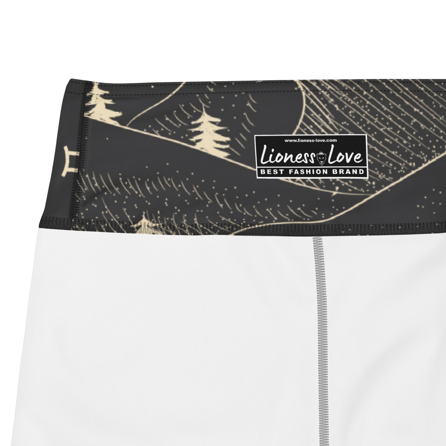 Luna Celestial Yoga Capri Leggings, lioness-love
