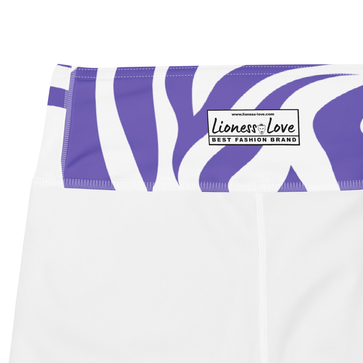 Amethyst Zebra Capri Leggings, lioness-love