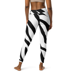 Funky Zebra Print Yoga Leggings, lioness-love