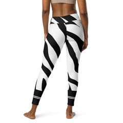 Elegant Zebra Yoga Leggings, lioness-love