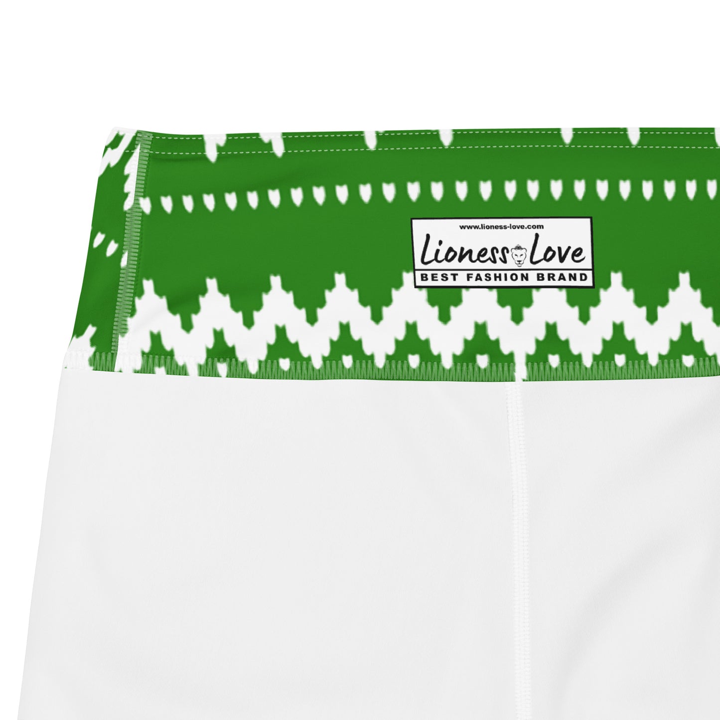 Christmas Green Digital Deer Leggings, lioness-love