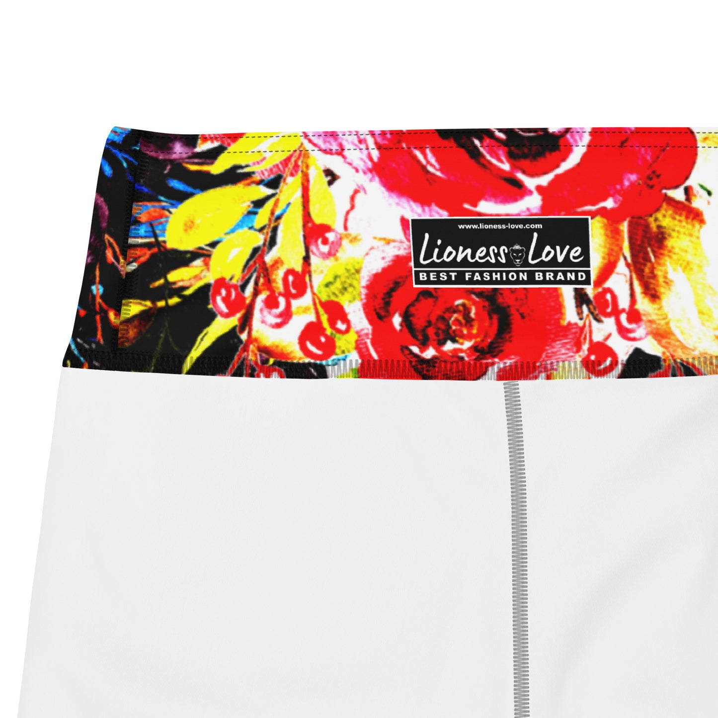 Francesca Floral Yoga Leggings, lioness-love