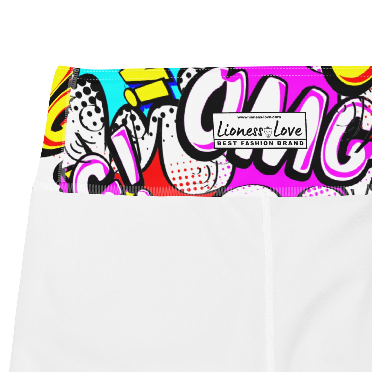 Cassie Kaboom Yoga Leggings, lioness-love