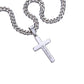 Cross Necklace for Men Personalize Cuban Chain Set