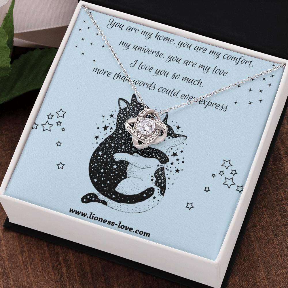 Love Knot Necklace Gorgeous Symbolic Gift