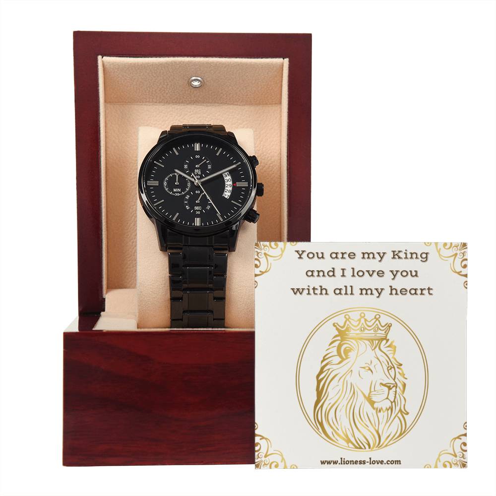 Chronograph Watch For Men, lioness-love