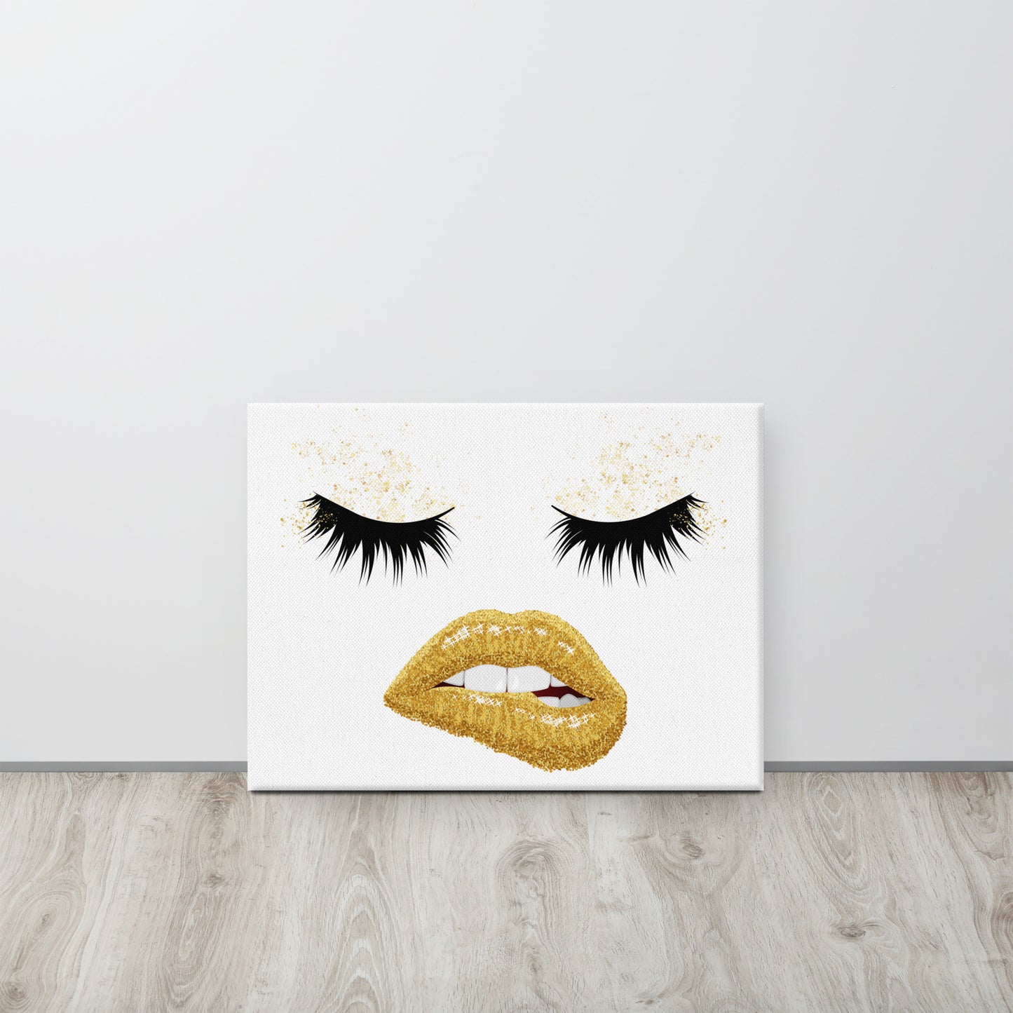 Eyes and Lips Modern Canvas lioness-love