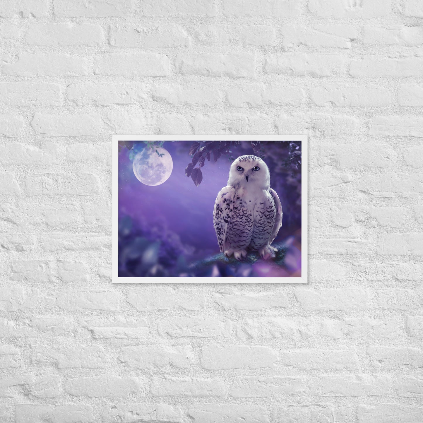 Moonlight Owl Framed poster
