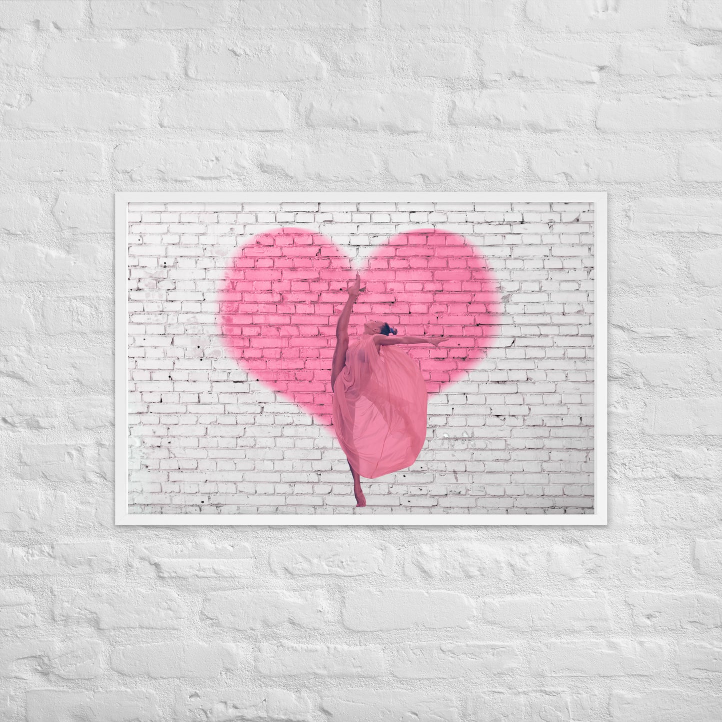 Dancer in Heart Framed poster