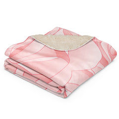 Soft Roses Sherpa blanket lioness-love
