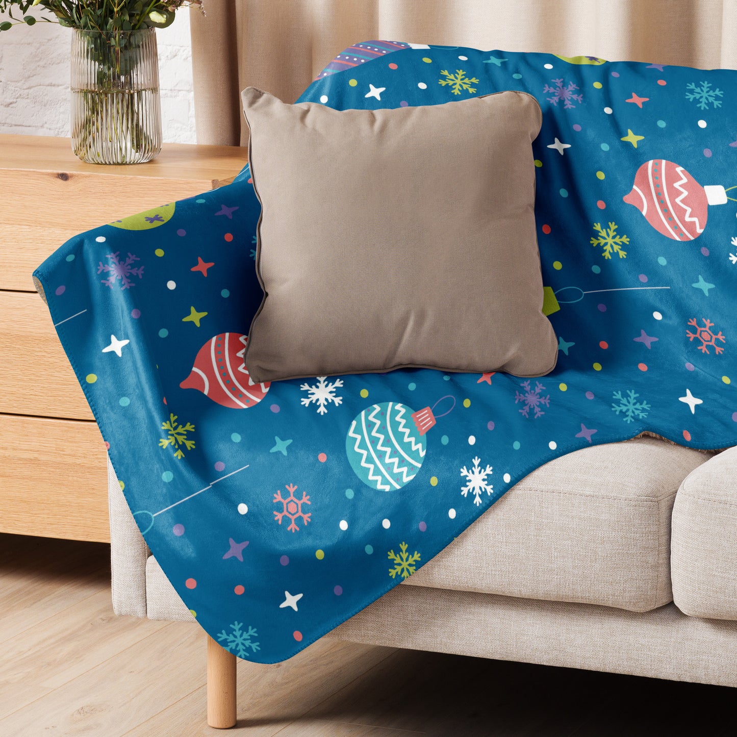 Twinkle Blue Sherpa Blanket, lioness-love