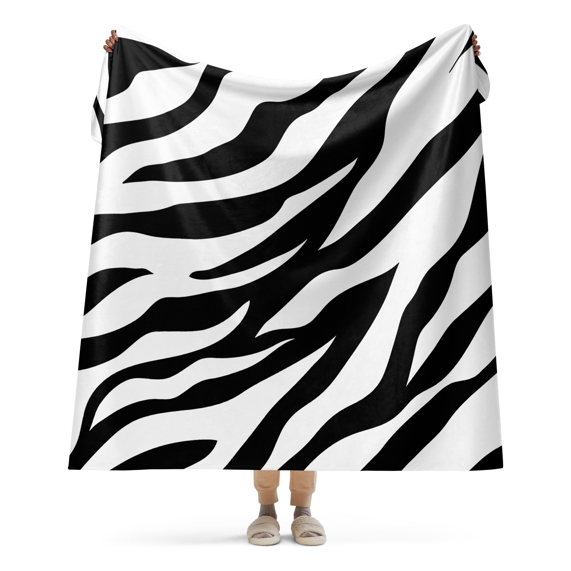 Cozy Zebra Sherpa blanket lioness-love