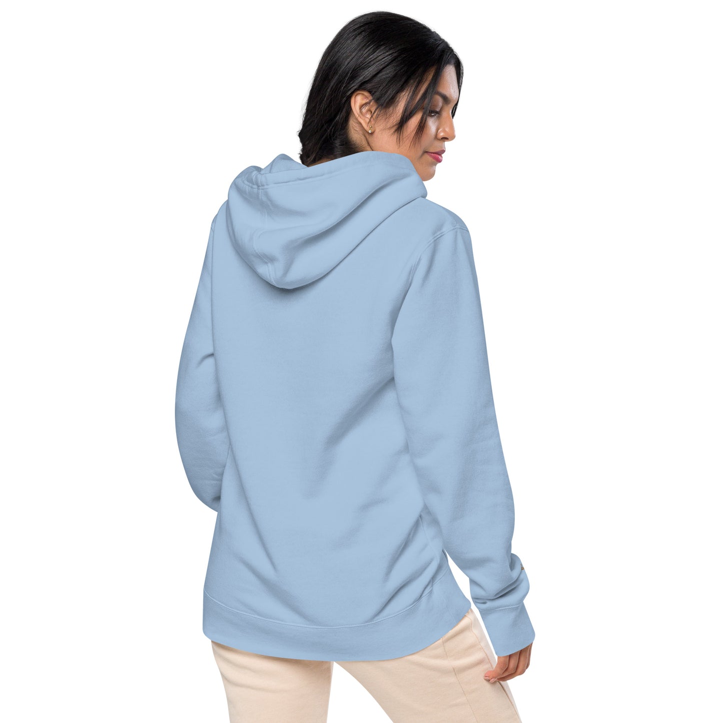 Women's Queen pigment-dyed hoodie