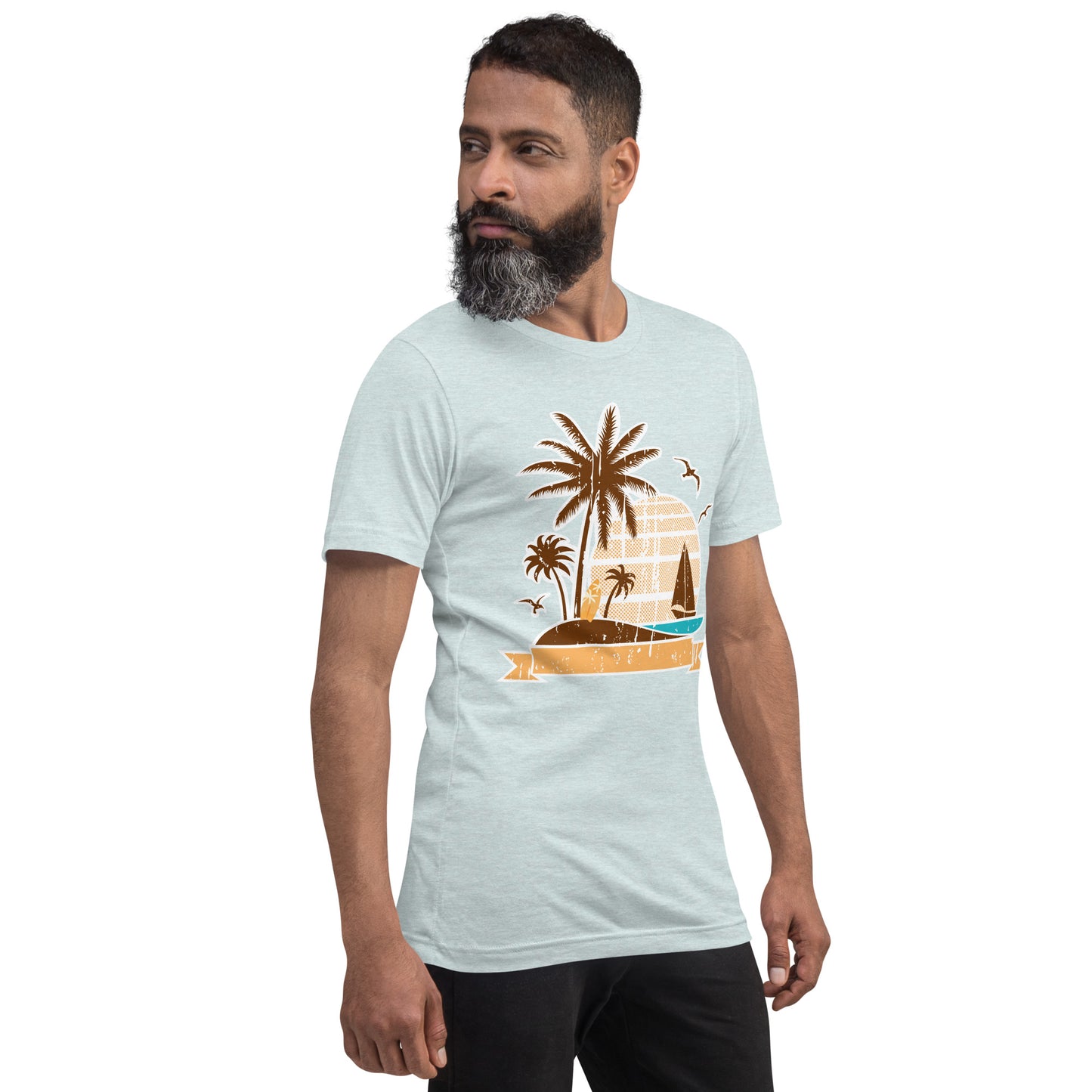 Retro design printed unisex t-shirt