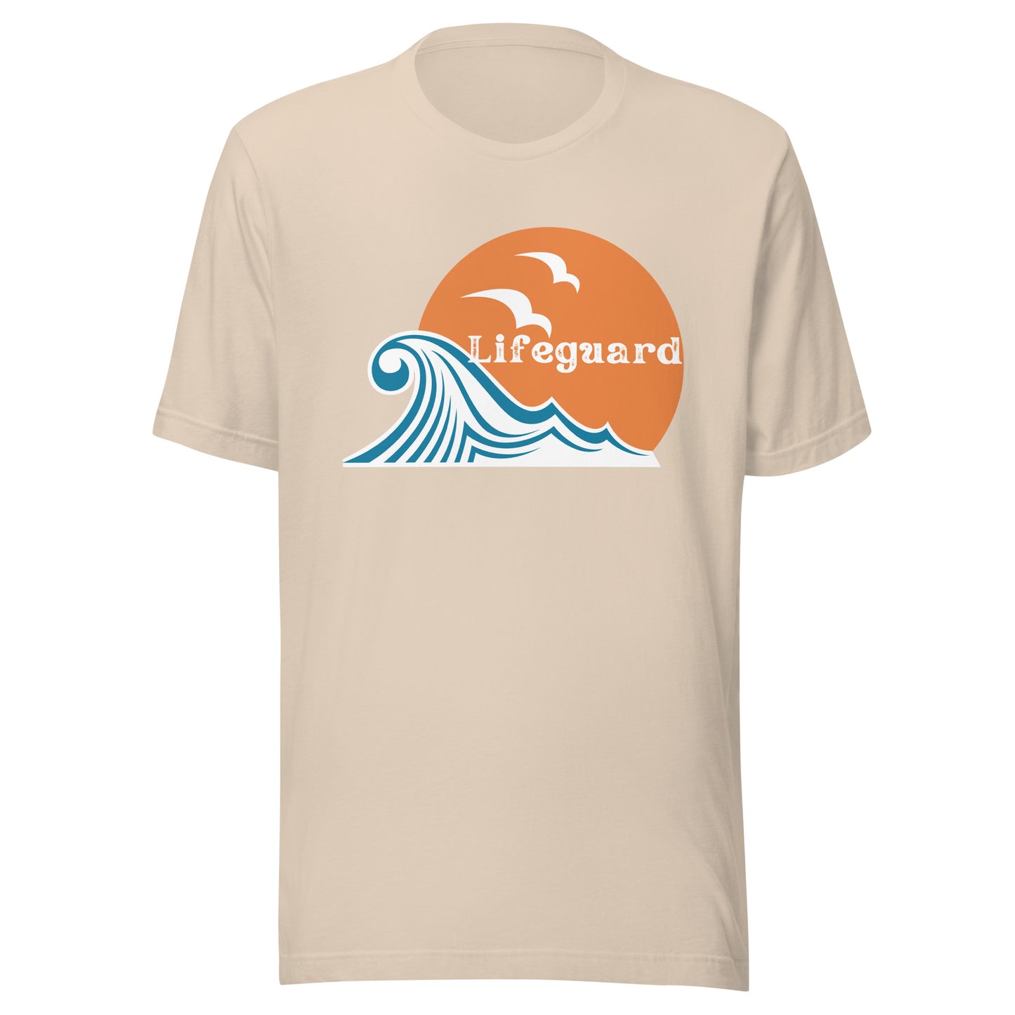 Unisex lifeguard graphic printed t-shirt