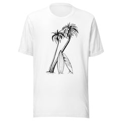 Palm tree print t-shirt for male & female