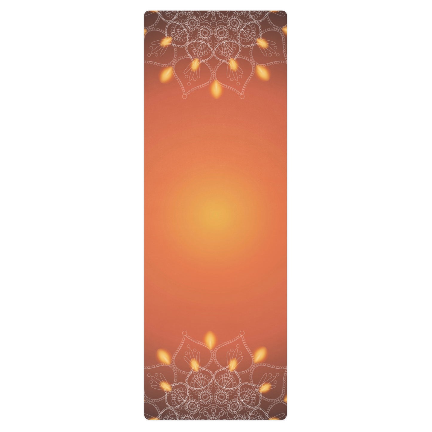 Yoga Mat Mandala Design, Exercise Mat, Pilates Mat