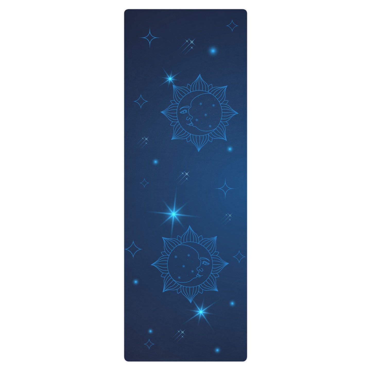 Moon, Sun & Stars Yoga Mat, Exercise Mat, Pilates Mat