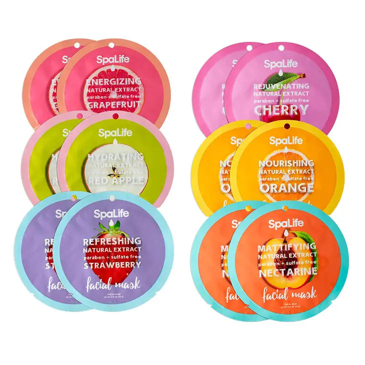 Fabulous Fruit Sheet Mask Collection (12 Pack)