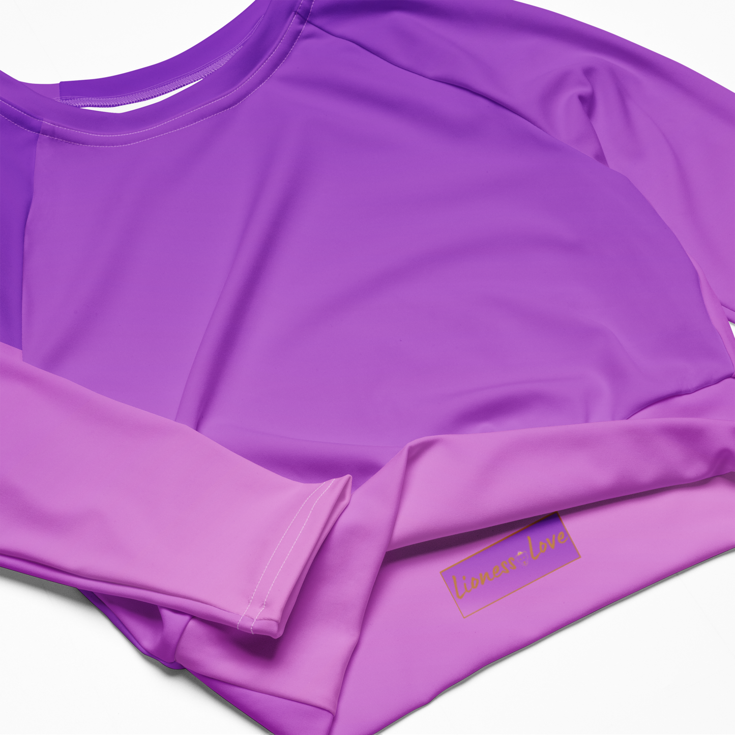 Leaisa Long-Sleeve Crop Top, lioness-love