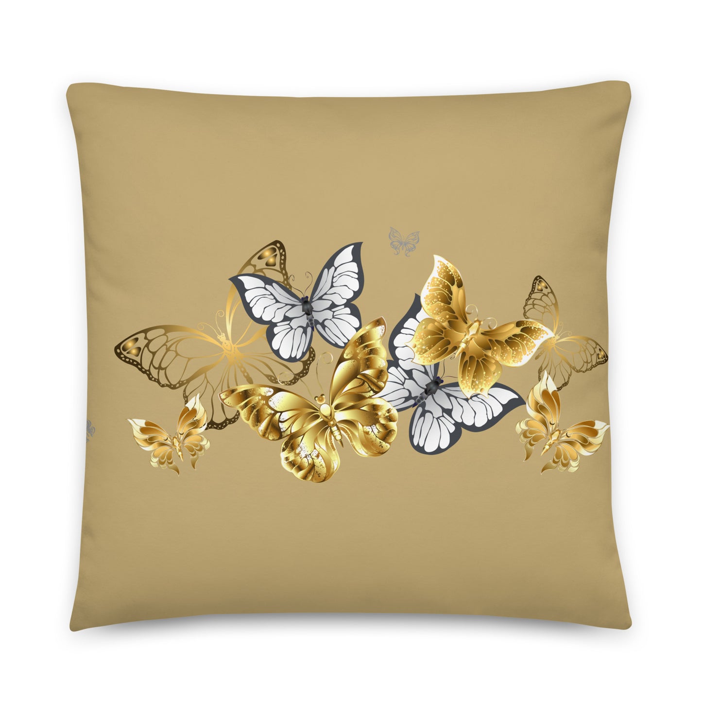 Each cushion showcases a captivating assortment of colorful butterfly designs, meticulously printed on premium fabric to bring nature's splendor into your living space.