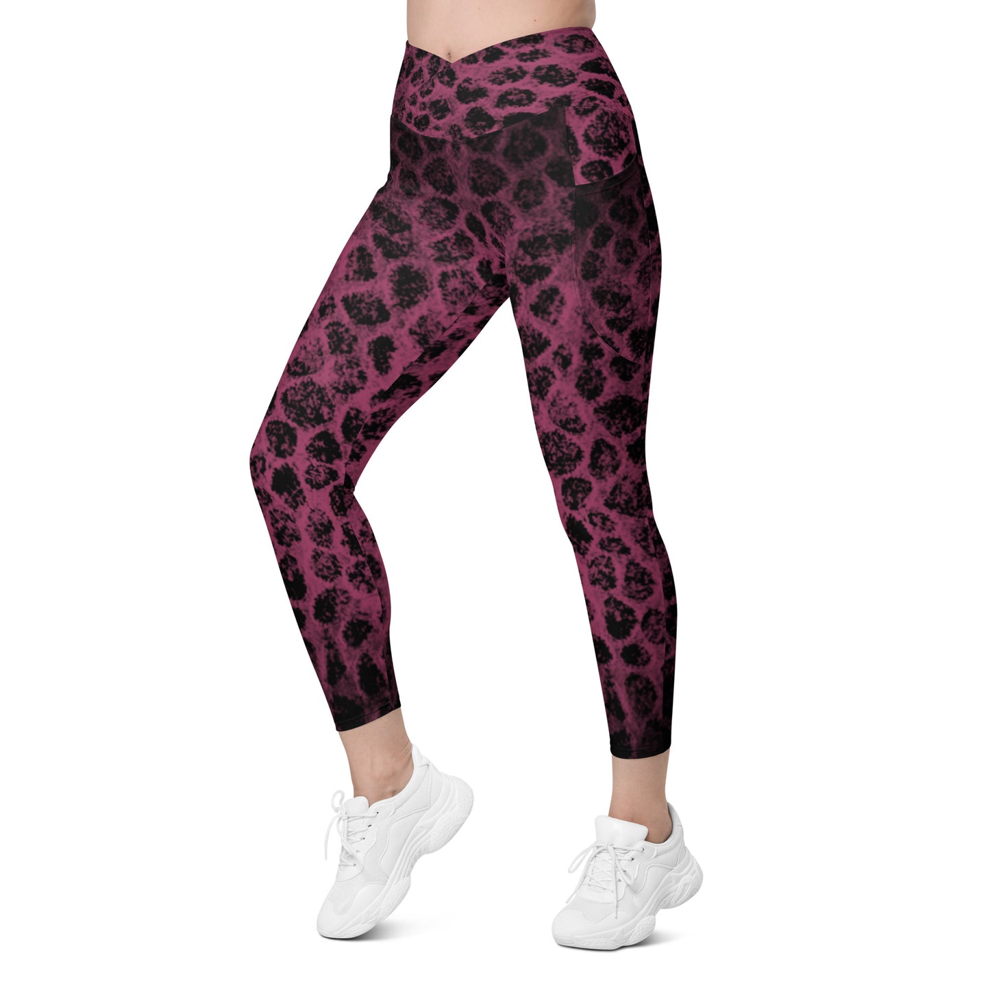 Panther skin Print Leggings with Pockets lioness-love