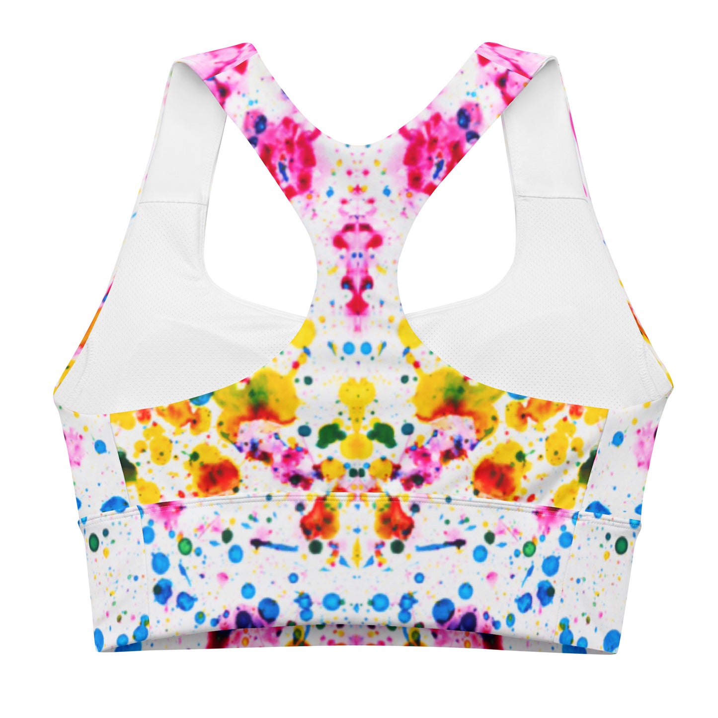 Crafted from high-quality, moisture-wicking fabric, this sports bra offers optimal comfort and support during intense activities.