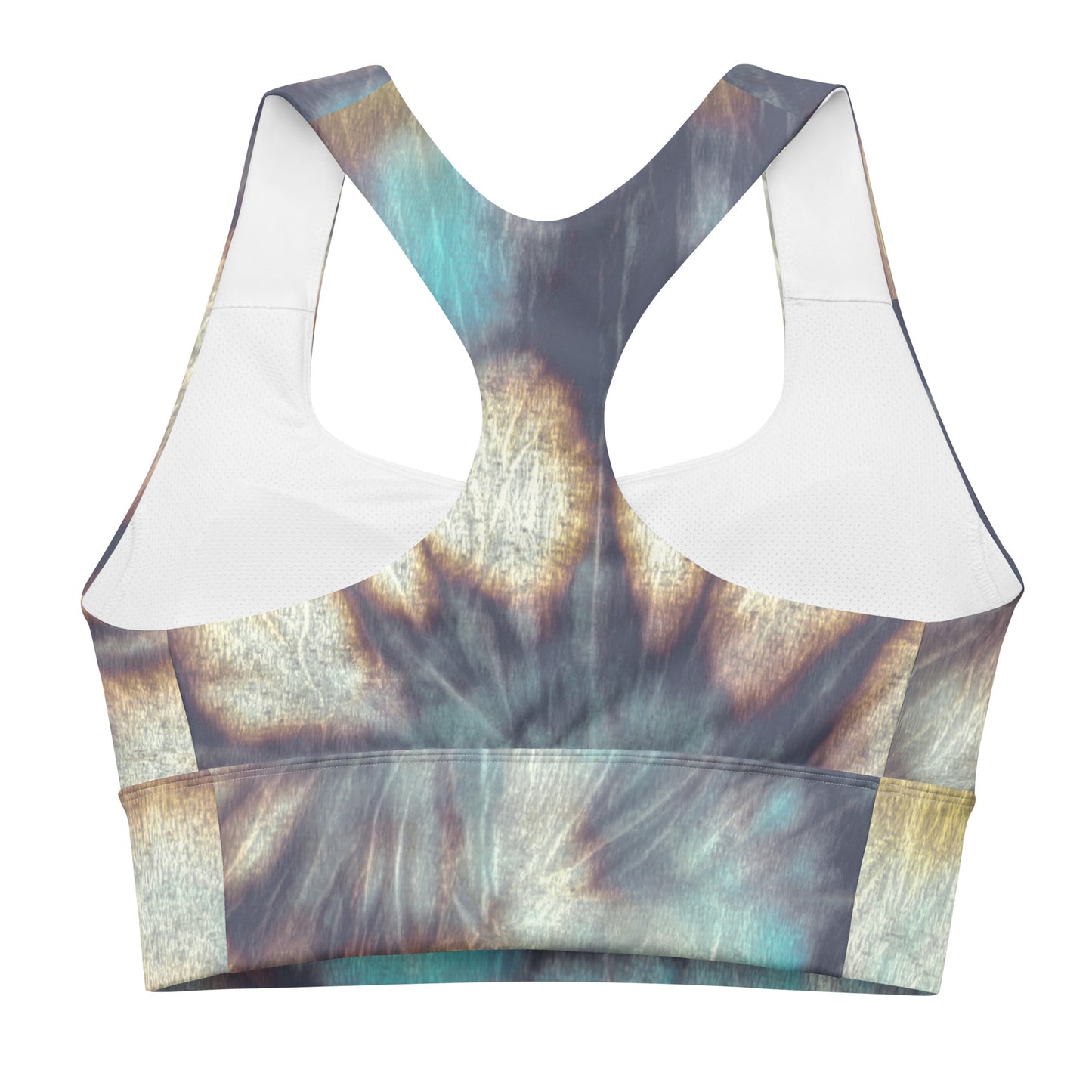 Crafted with a flattering elongated silhouette, this sports bra offers additional coverage and stability during your workouts.