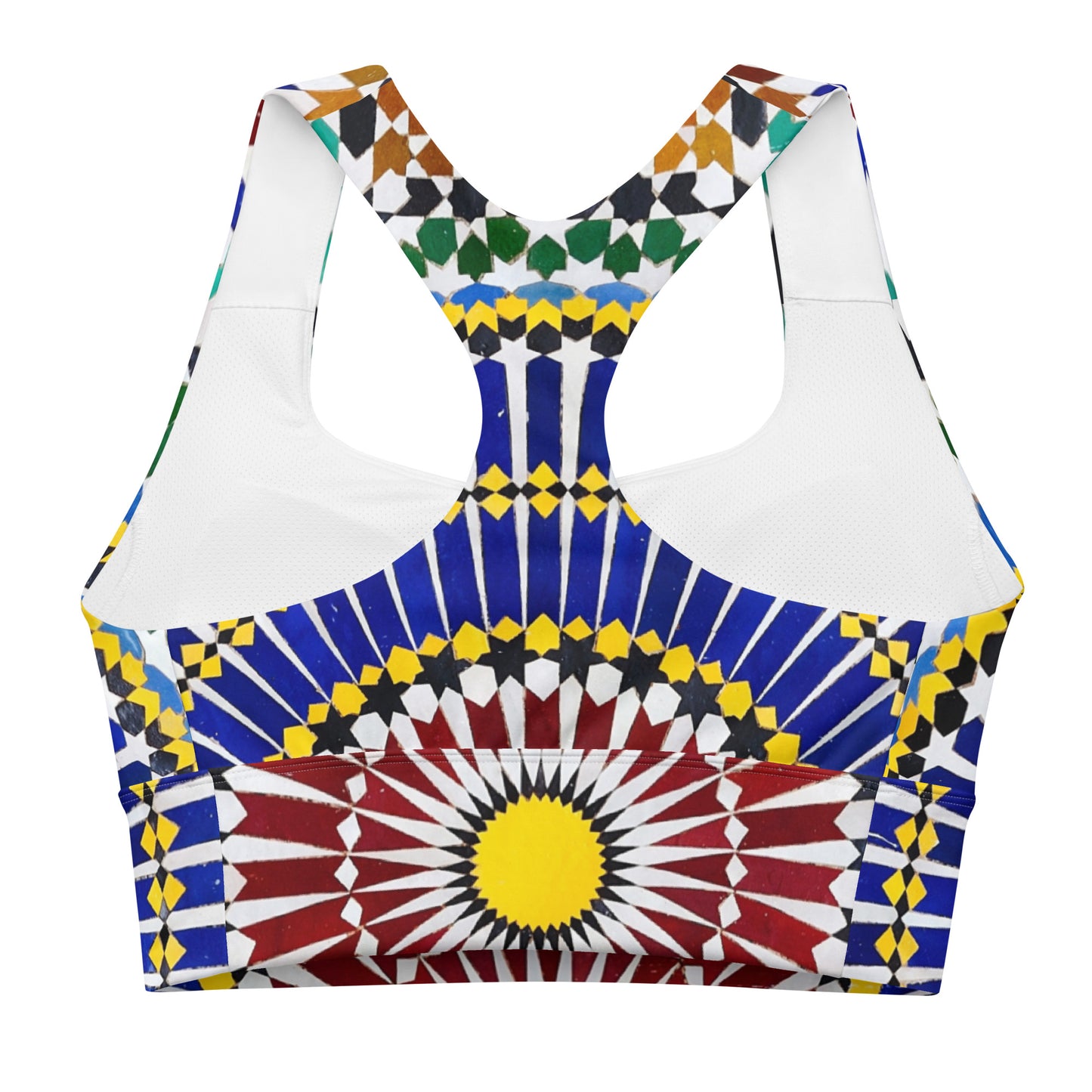 Mosaic Longline Sports Bra, lioness-love