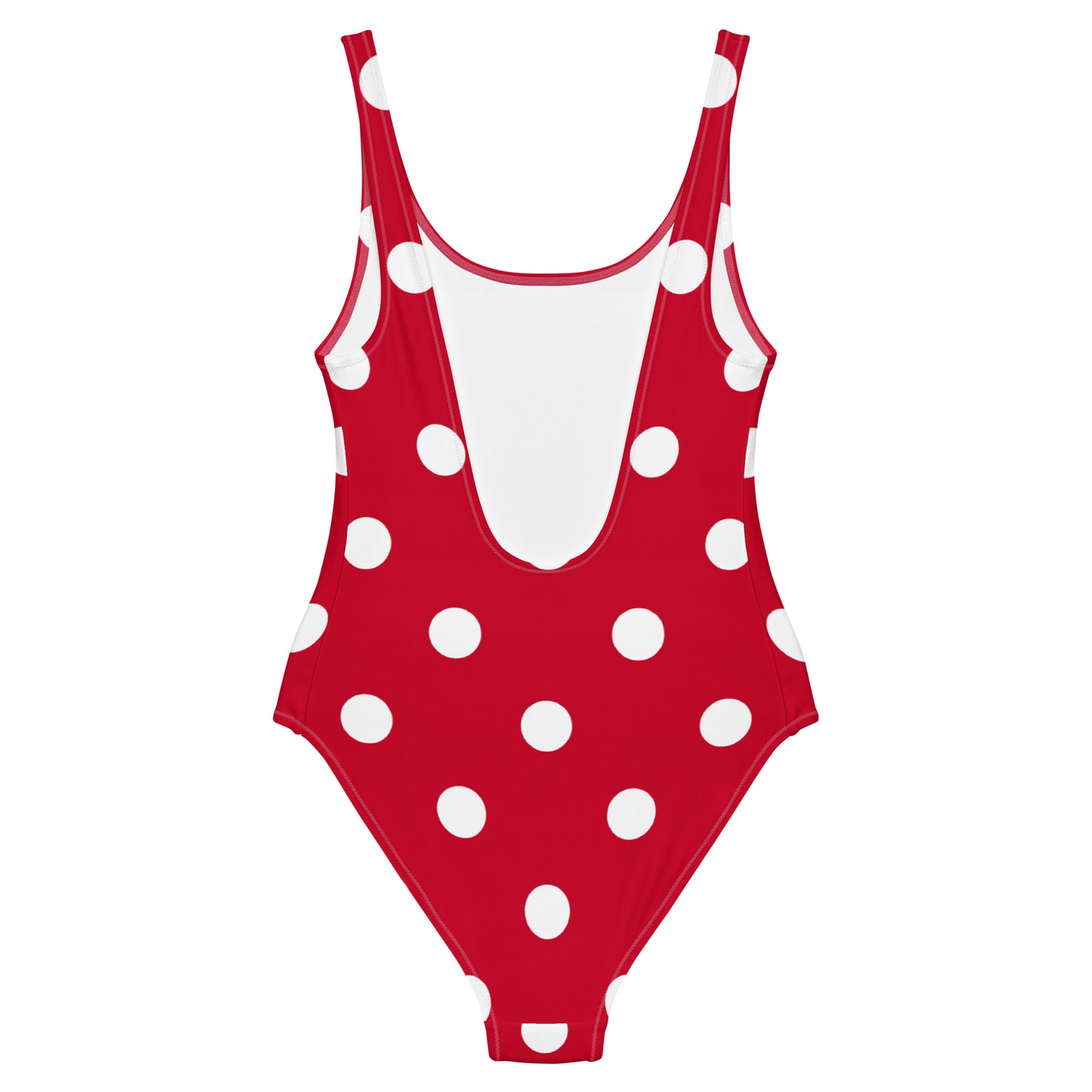 Red White Polka Dot Swimsuit