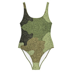 Camouflage print design swimsuit for women