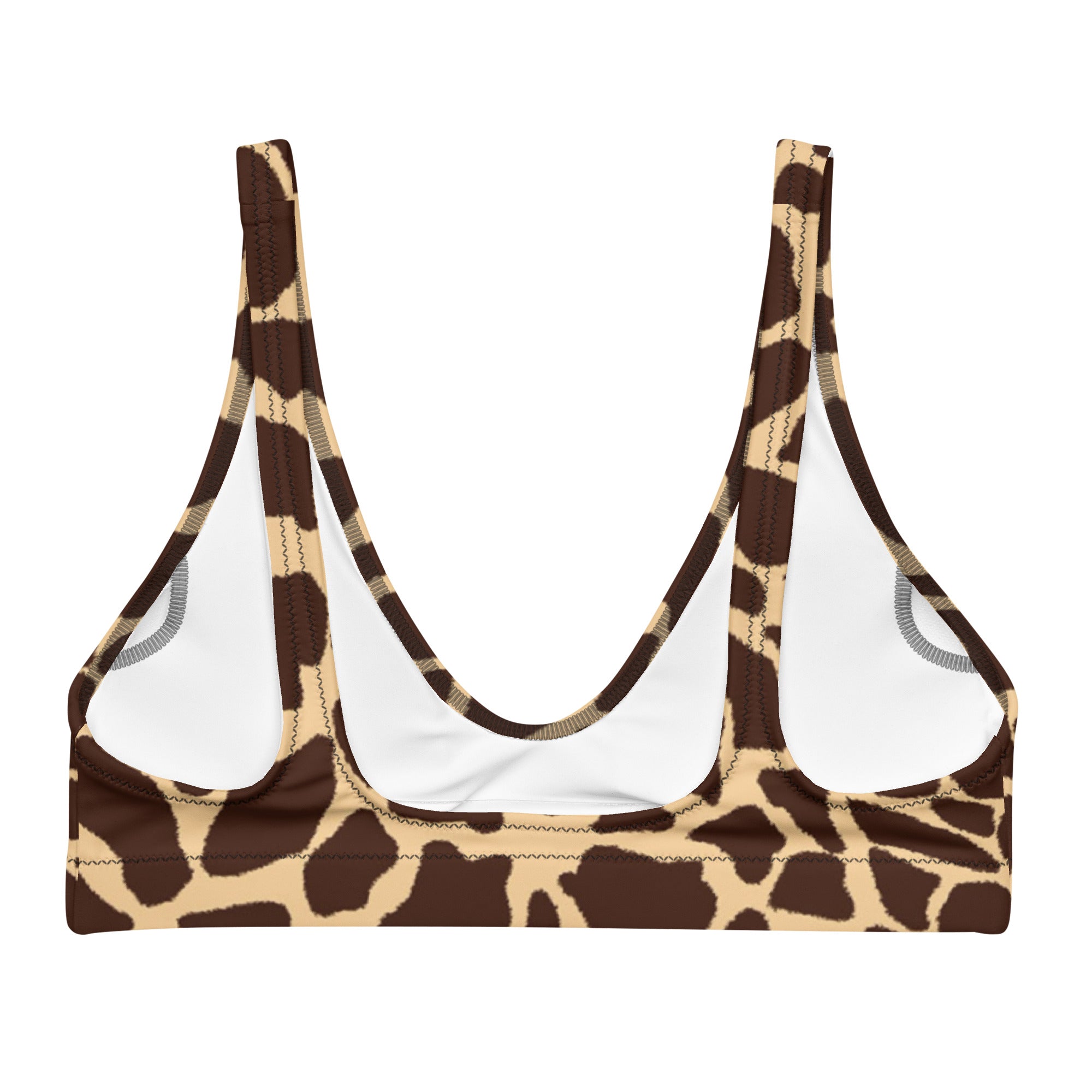 The bold Giraffe print design exudes confidence and sets you apart from the crowd, whether you're lounging by the pool or soaking up the sun at the beach.