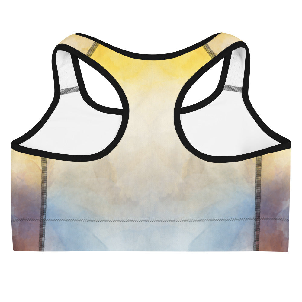 Crafted with premium materials, this sports bra offers exceptional support and comfort during workouts.